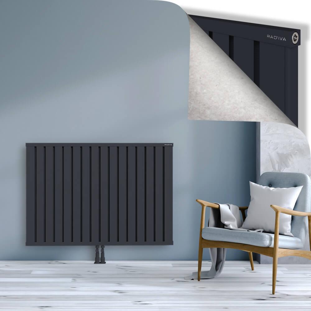 OBI Dekoratif Alüminyum Radyatör 900x1284 Koyu Antrasit