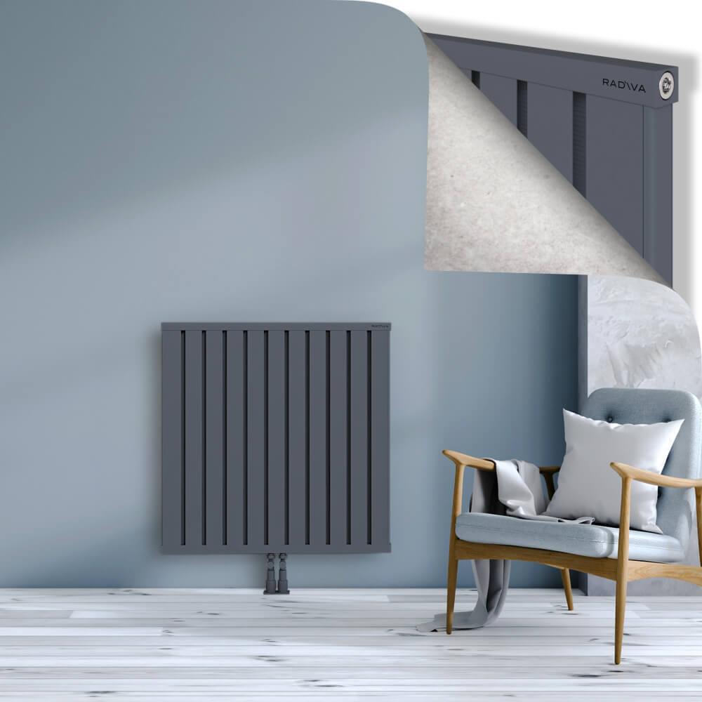 OBI Dekoratif Alüminyum Radyatör 900x884 Antrasit
