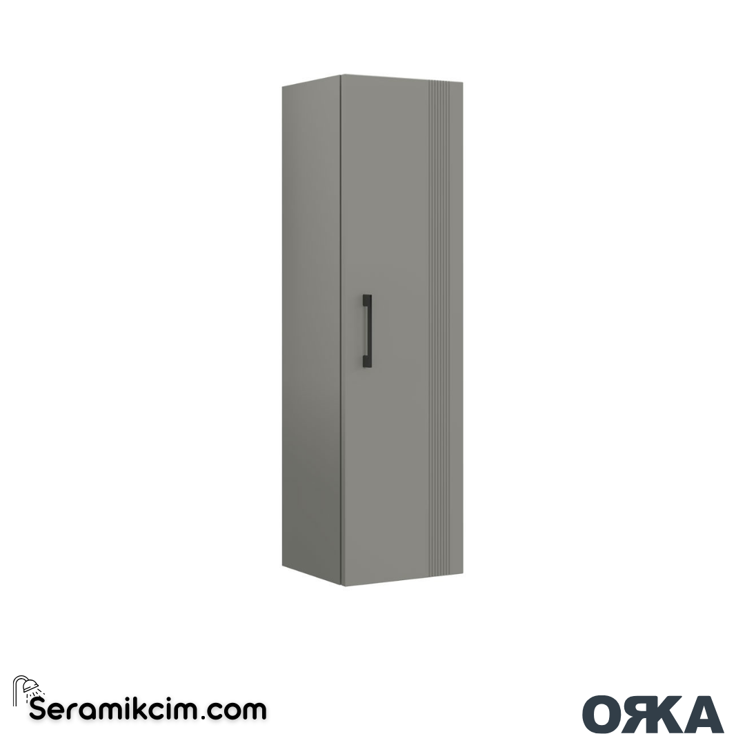 Orka Bari 40cm Boy Dolabı (Sağ-Sol) Mat Kaşmir - ORK.BYD1183