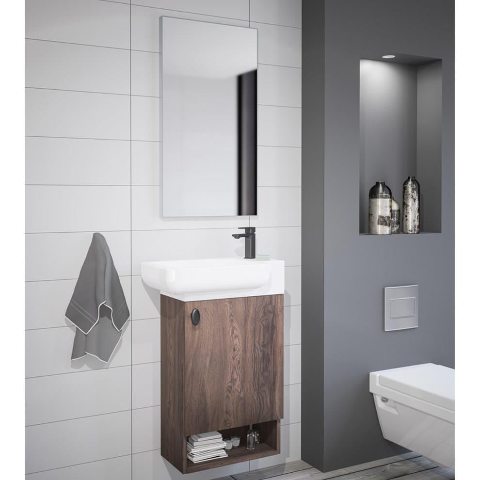 Orka Begonya 55cm Banyo Dolabı Kapaklı Set Navaro - ORKA.BGN55
