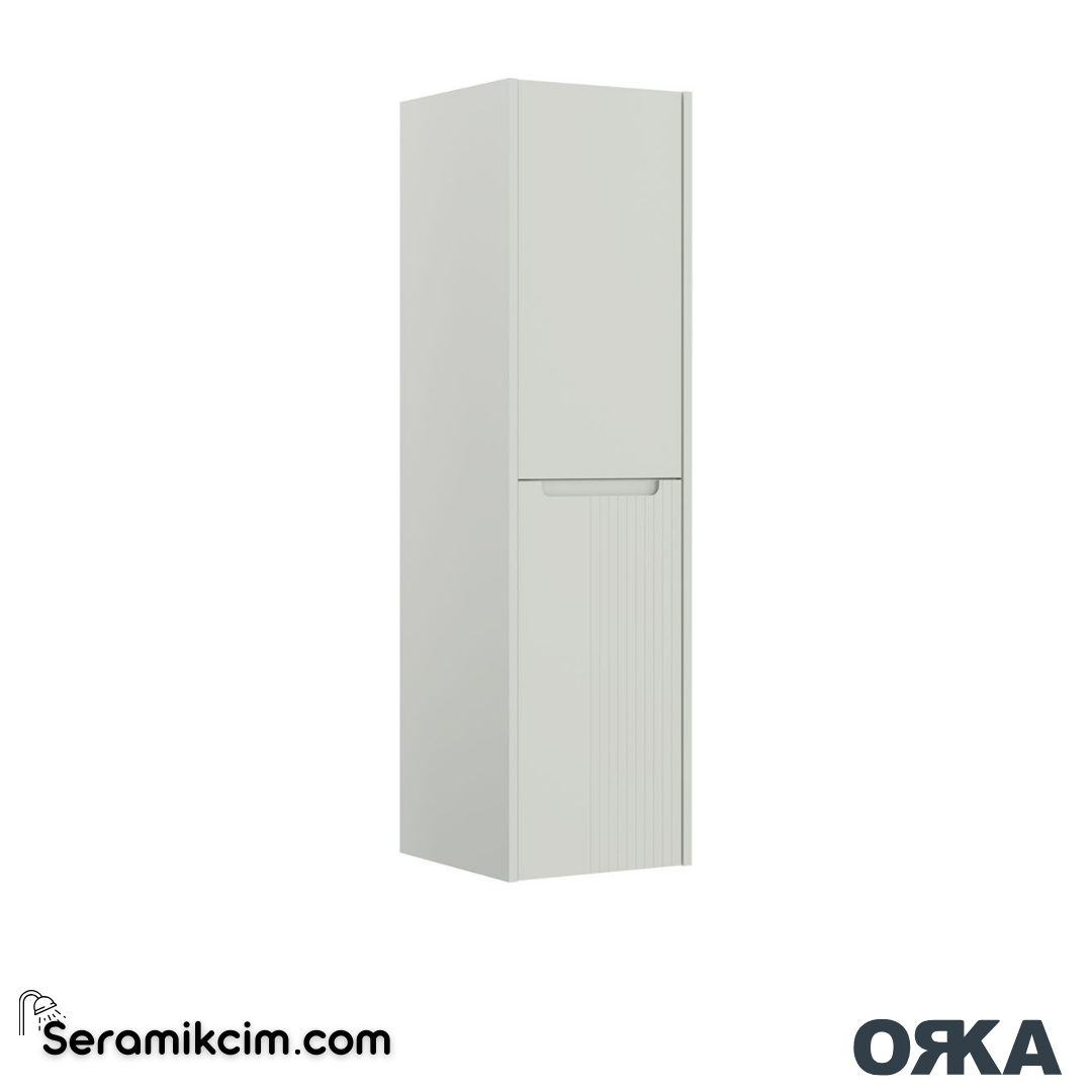 Orka Biella 40cm Boy Dolabı Sol Mat Kaşmir - ORK.BYD1070