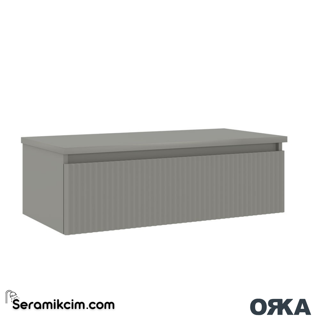 Orka Lentia 100cm Alt Yan Modül Konsol Mat Kaşmir - ORK.BYD1248