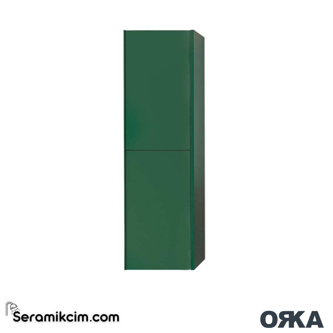 Orka Milano 42cm Boy Dolabı (Sağ-Sol) Mat Yeşil - ORK.BYD1020