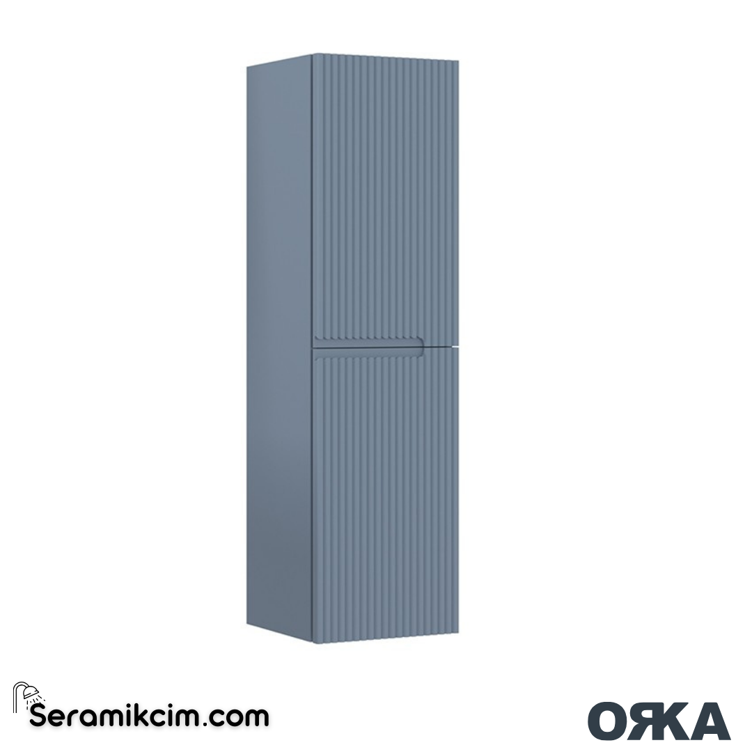 Orka Moonlight 40cm Boy Dolabı (Sağ-Sol) Mat Açık Mavi - ORK.BYD1083