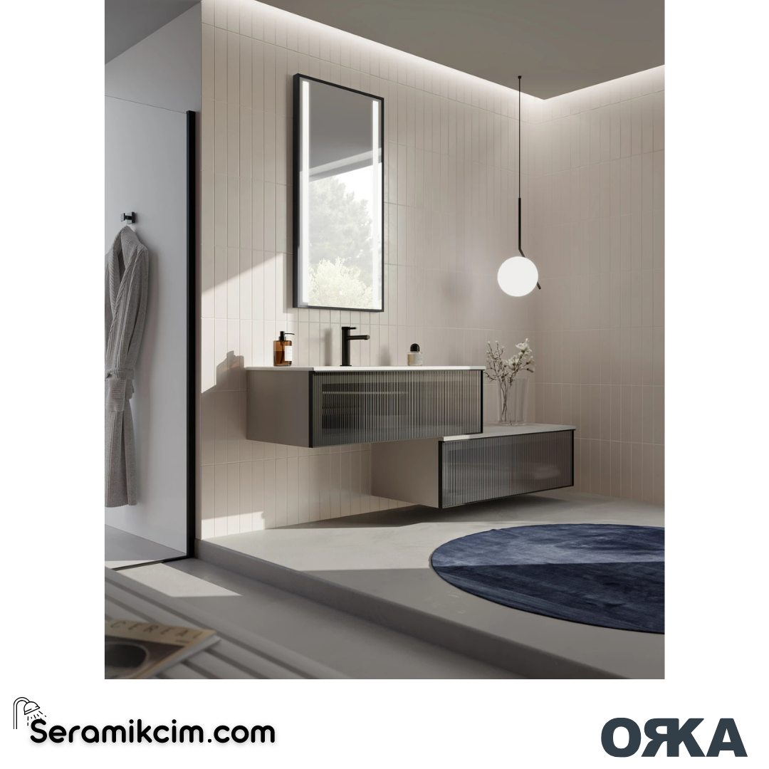 Orka Urban 100cm Alt Yan Modül Konsol Mat Vizon - ORK.BYD1260