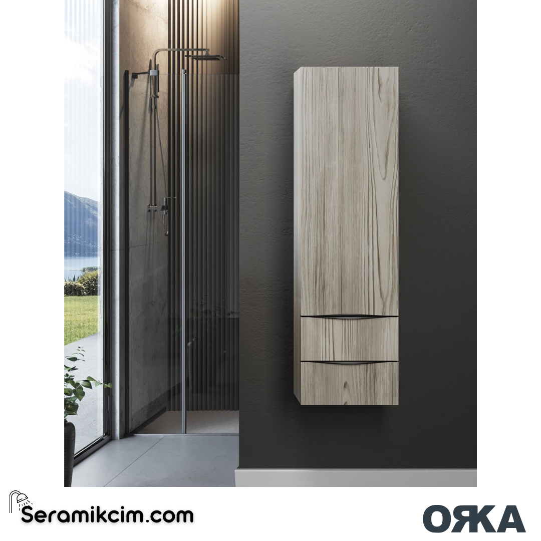 Orka Vento 40cm Boy Dolabı Sol Glassgow - ORK.BYD1179