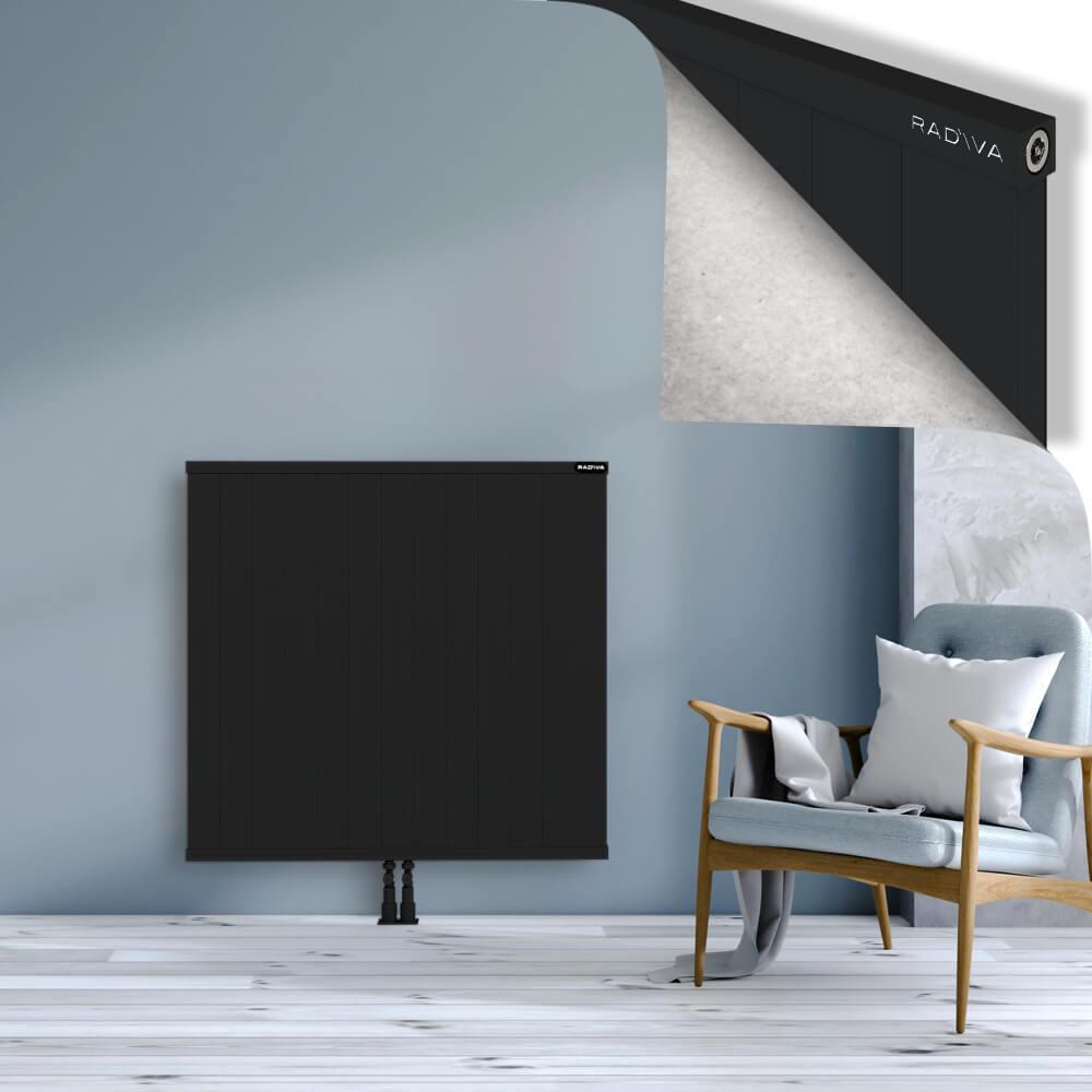 RIO Dekoratif Alüminyum Radyatör 1000x1304 Siyah