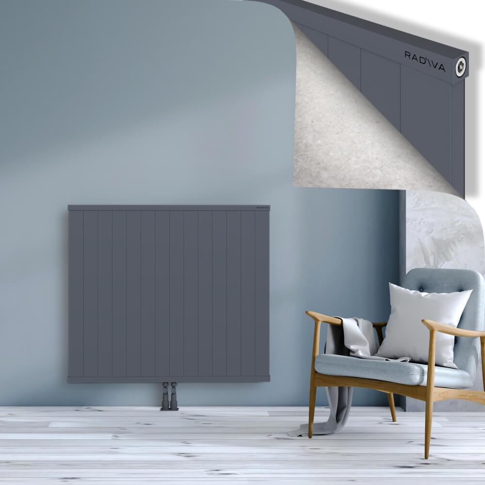 RIO Dekoratif Alüminyum Radyatör 1000x1404 Antrasit