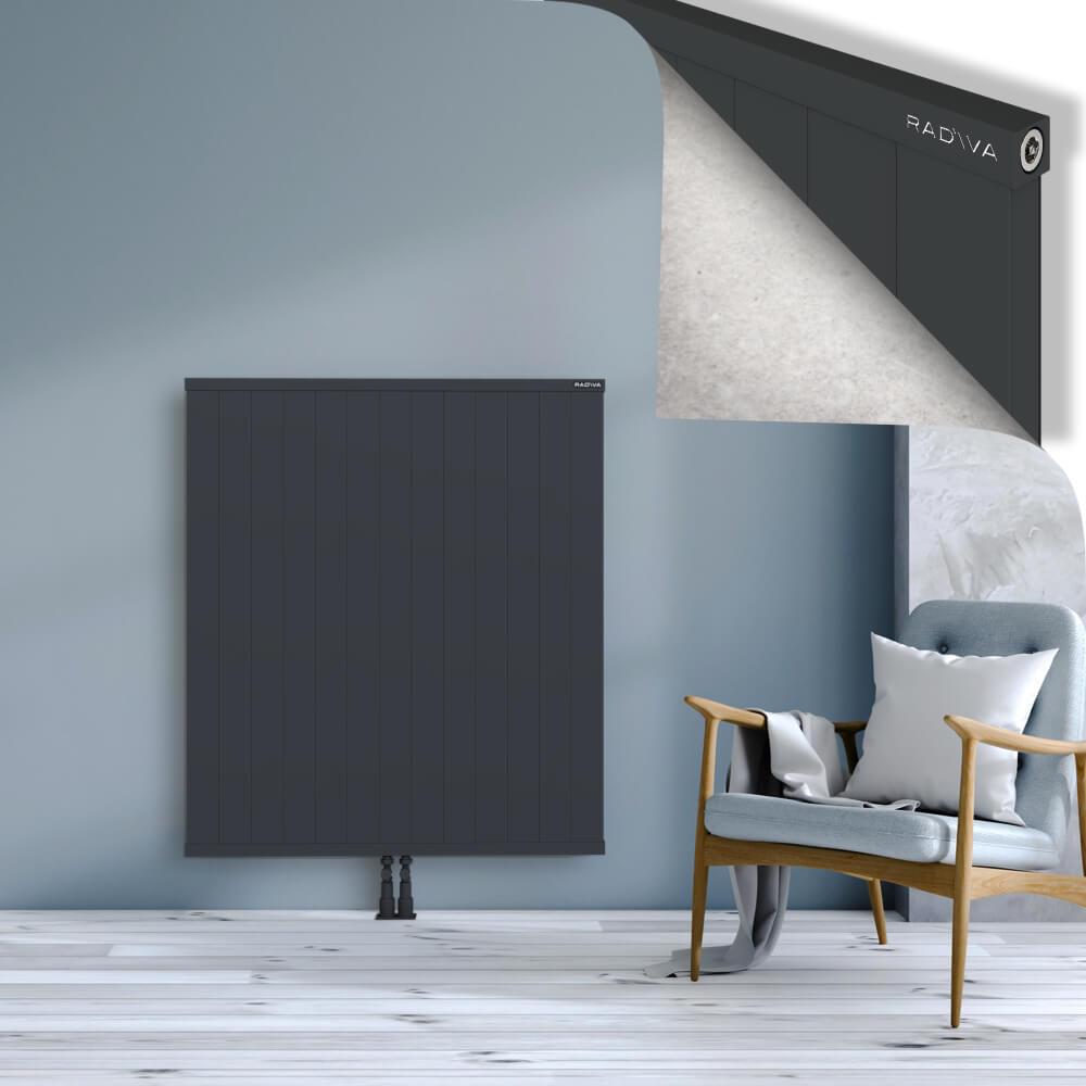 RIO Dekoratif Alüminyum Radyatör 1200x1304 Koyu Antrasit