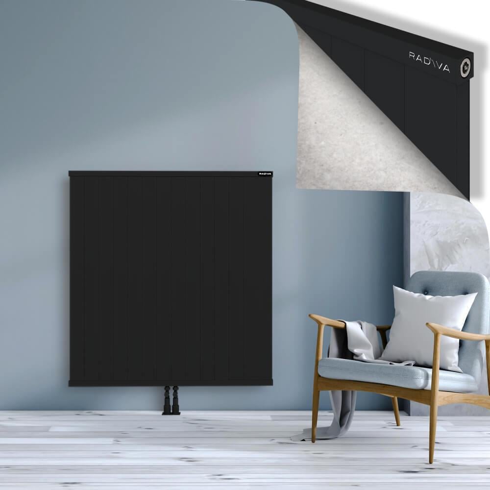 RIO Dekoratif Alüminyum Radyatör 1200x1404 Siyah