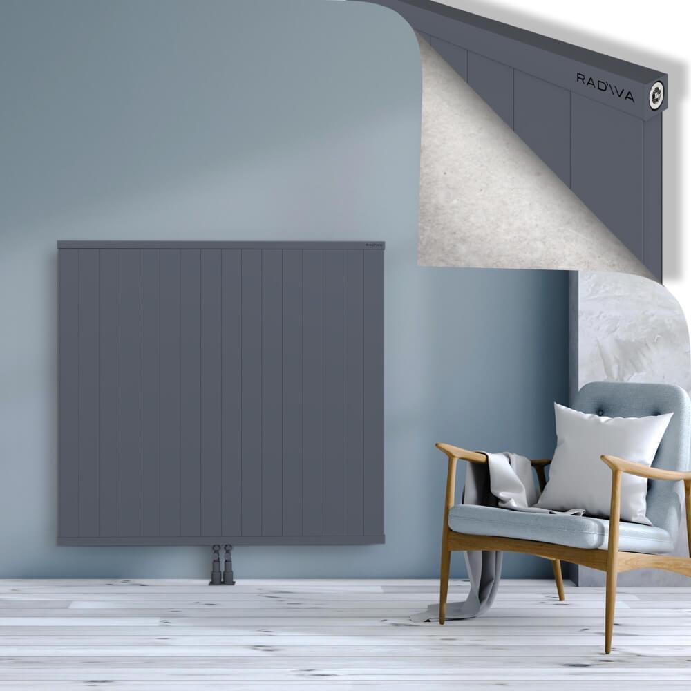 RIO Dekoratif Alüminyum Radyatör 1200x1604 Antrasit