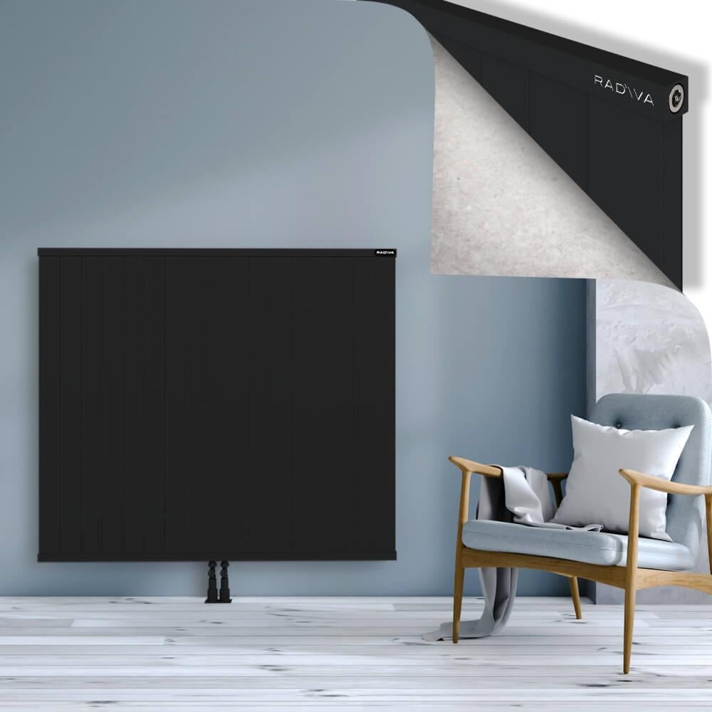 RIO Dekoratif Alüminyum Radyatör 1200x1704 Siyah