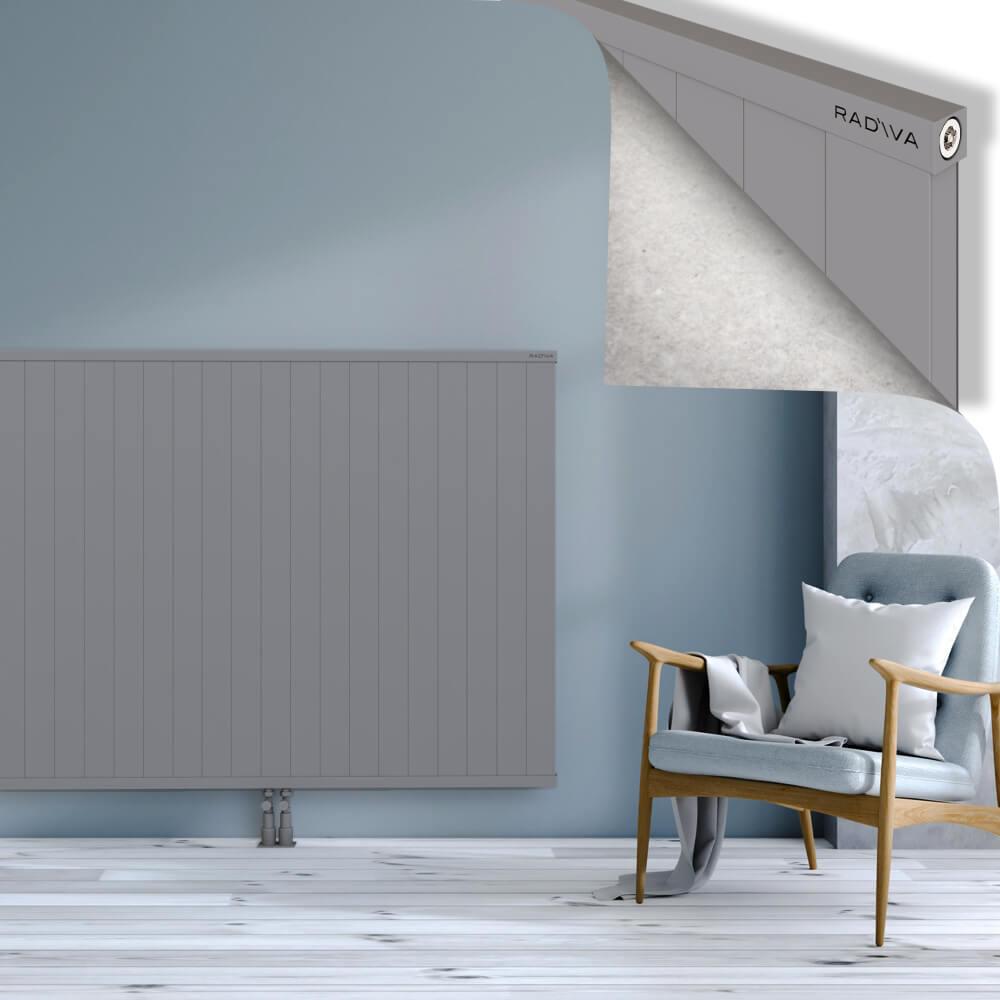 RIO Dekoratif Alüminyum Radyatör 1200x2904 Gri