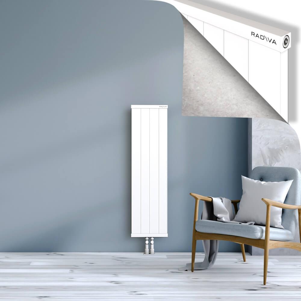 RIO Dekoratif Alüminyum Radyatör 1200x404 Beyaz