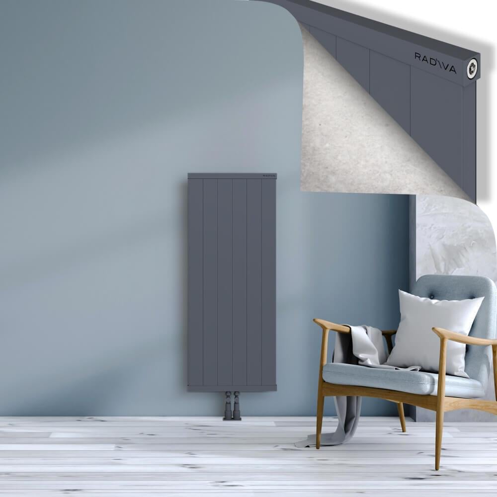 RIO Dekoratif Alüminyum Radyatör 1200x604 Antrasit