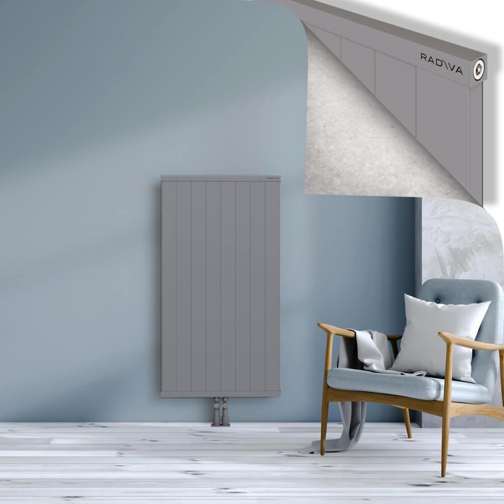 RIO Dekoratif Alüminyum Radyatör 1200x804 Gri