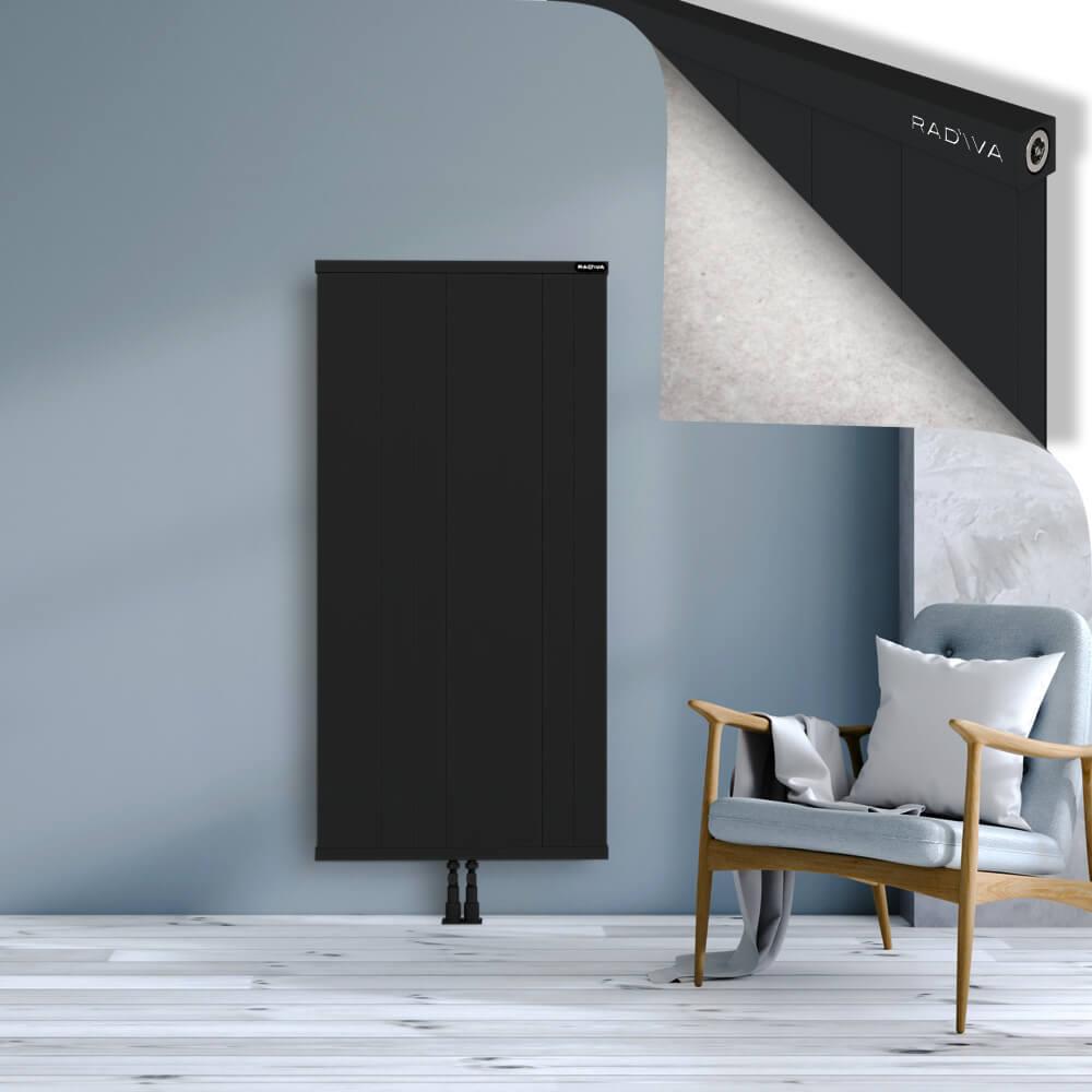 RIO Dekoratif Alüminyum Radyatör 1500x904 Siyah