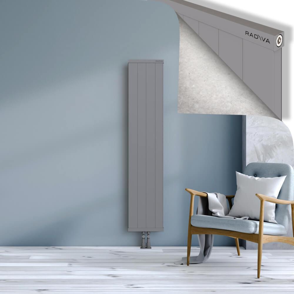 RIO Dekoratif Alüminyum Radyatör 1600x404 Gri