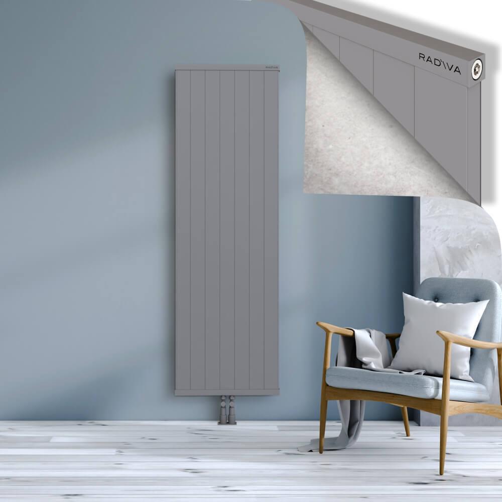 RIO Dekoratif Alüminyum Radyatör 1800x704 Gri