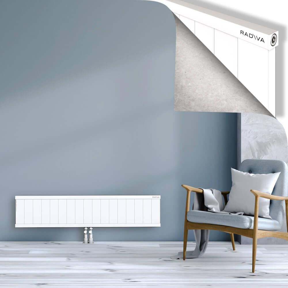 RIO Dekoratif Alüminyum Radyatör 300x1704 Beyaz