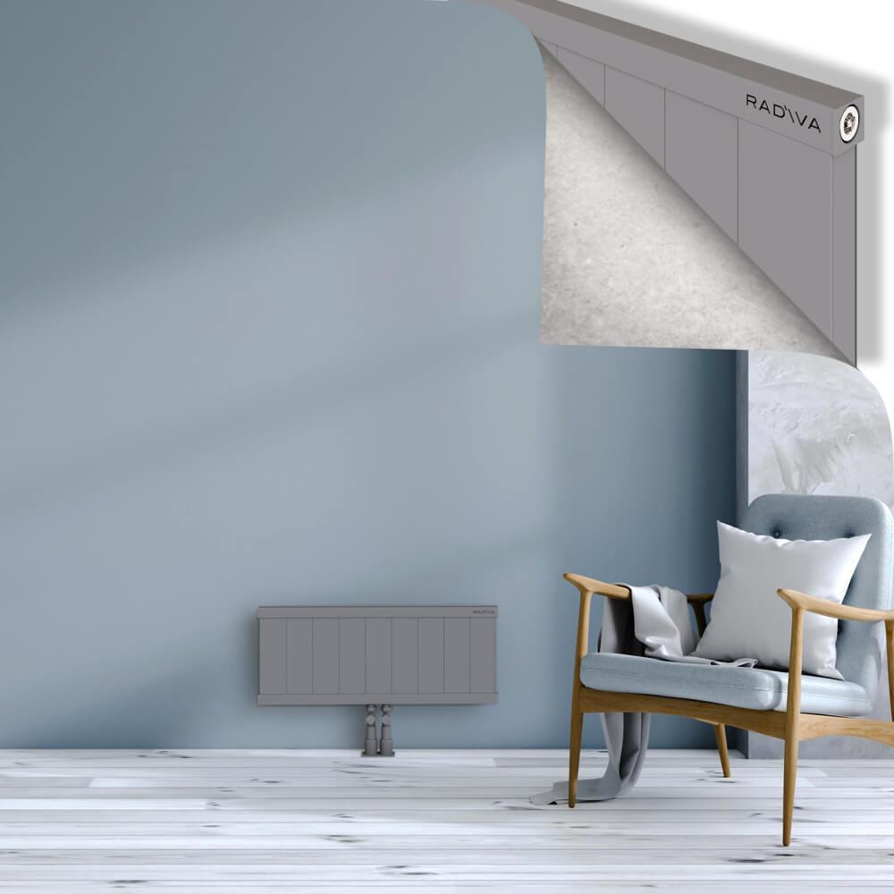 RIO Dekoratif Alüminyum Radyatör 300x904 Gri