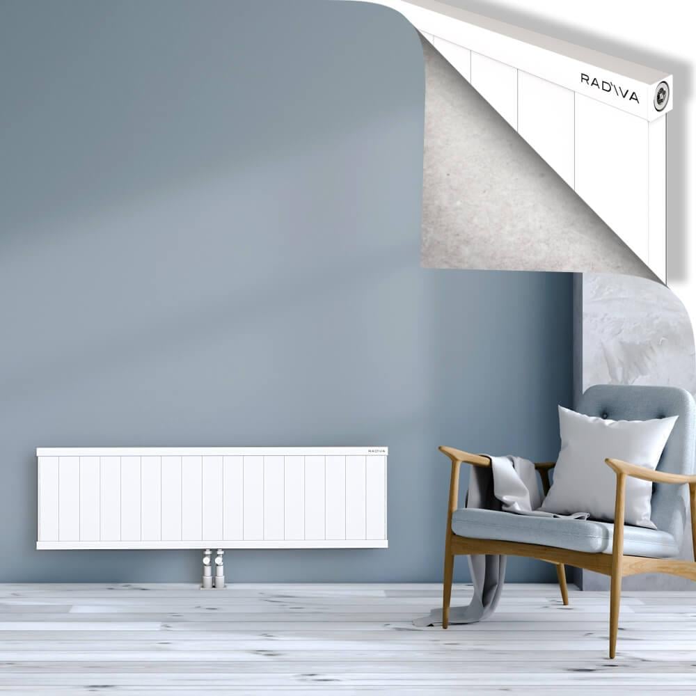 RIO Dekoratif Alüminyum Radyatör 400x1704 Beyaz