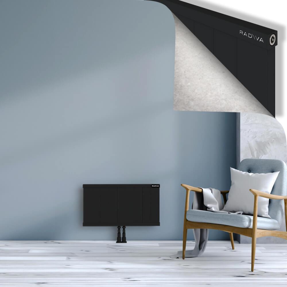 RIO Dekoratif Alüminyum Radyatör 400x904 Siyah