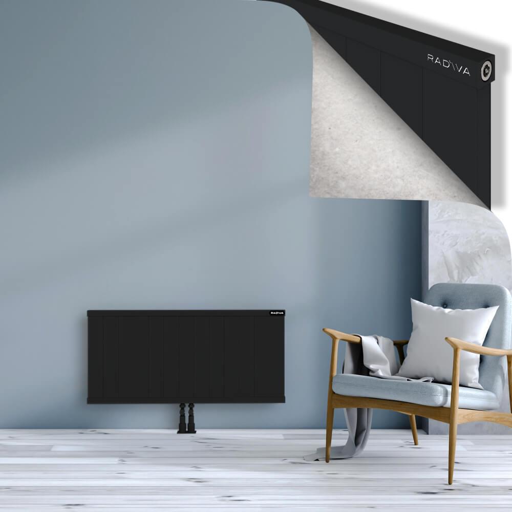RIO Dekoratif Alüminyum Radyatör 500x1304 Siyah