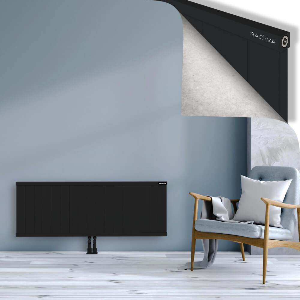 RIO Dekoratif Alüminyum Radyatör 500x1704 Siyah