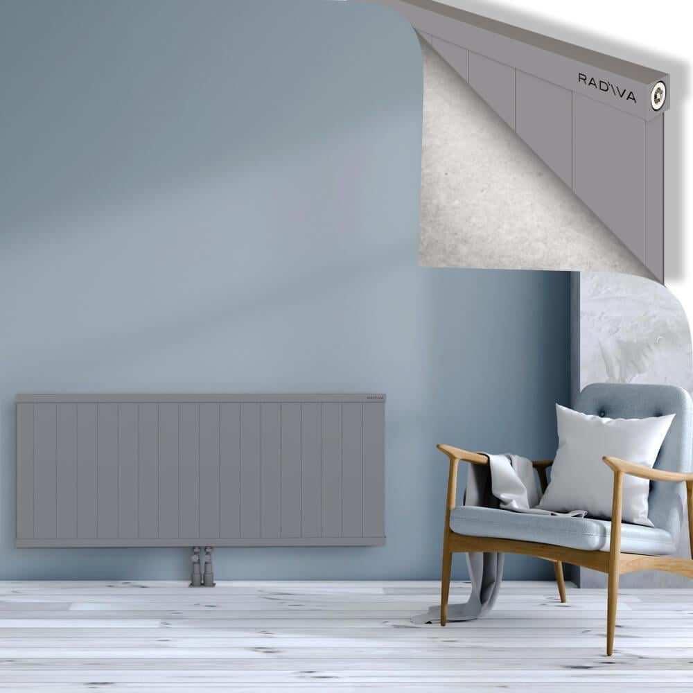 RIO Dekoratif Alüminyum Radyatör 600x1804 Gri