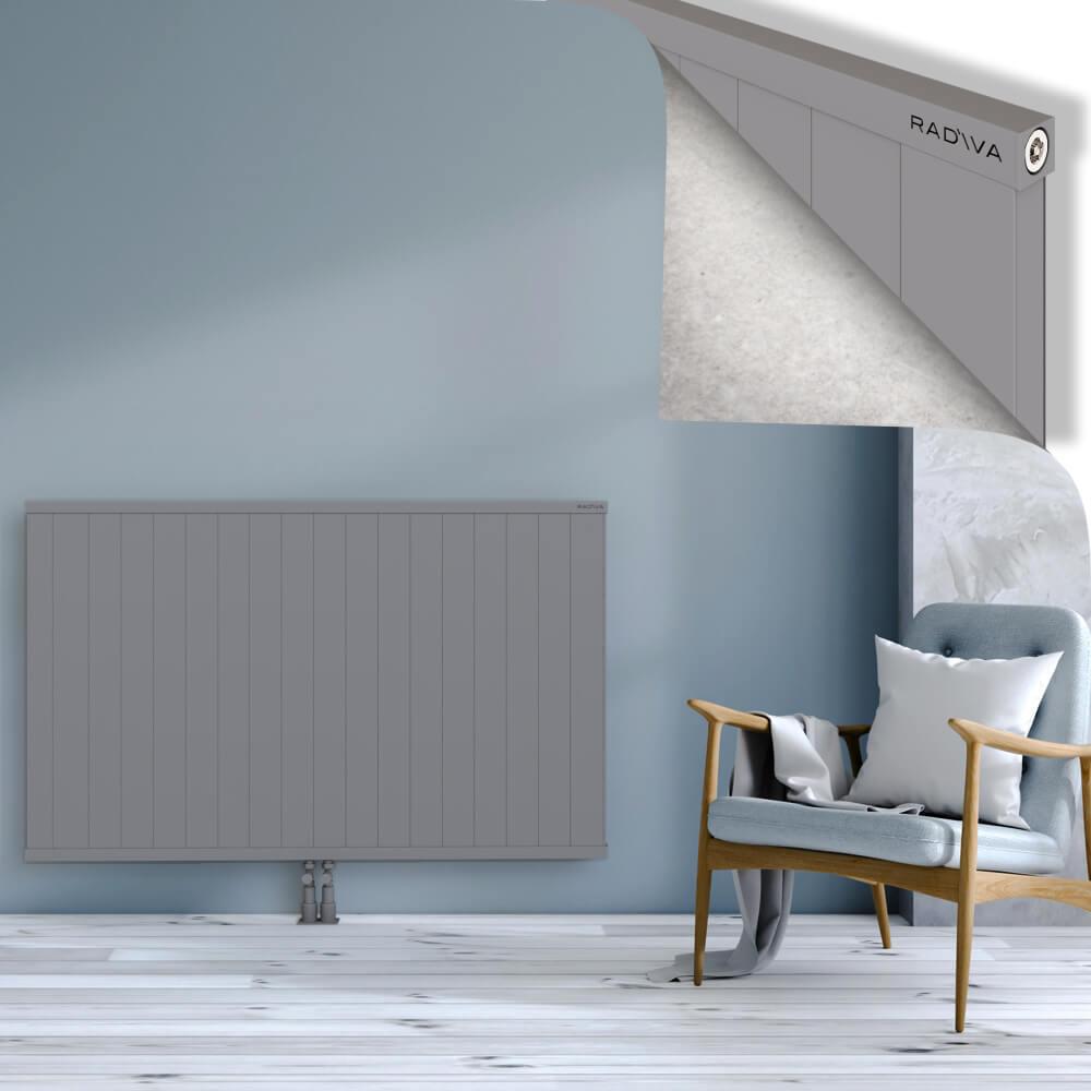 RIO Dekoratif Alüminyum Radyatör 900x1804 Gri
