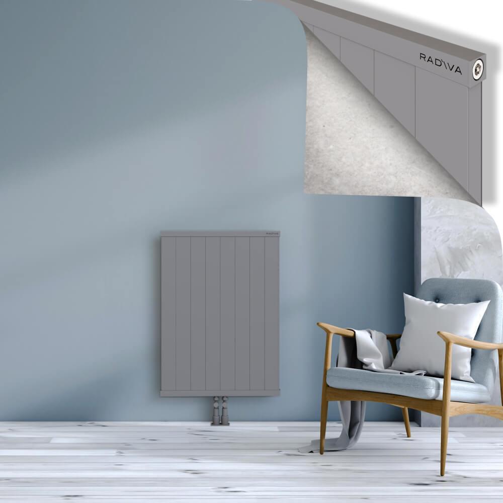 RIO Dekoratif Alüminyum Radyatör 900x804 Gri