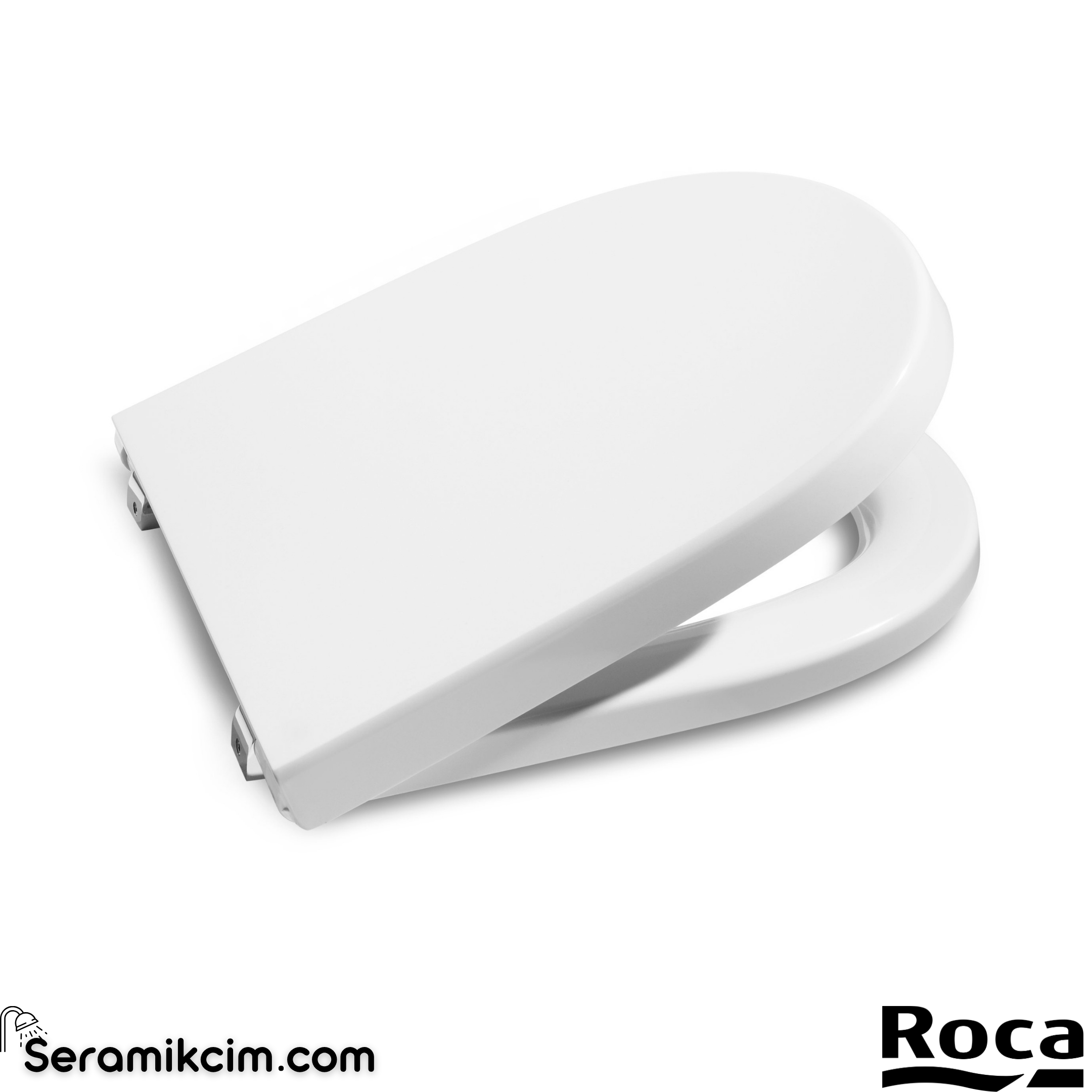 Roca Access Özel İhtiyaçlar için Klozet Kapağı, Beyaz, Yavaş Kapanır