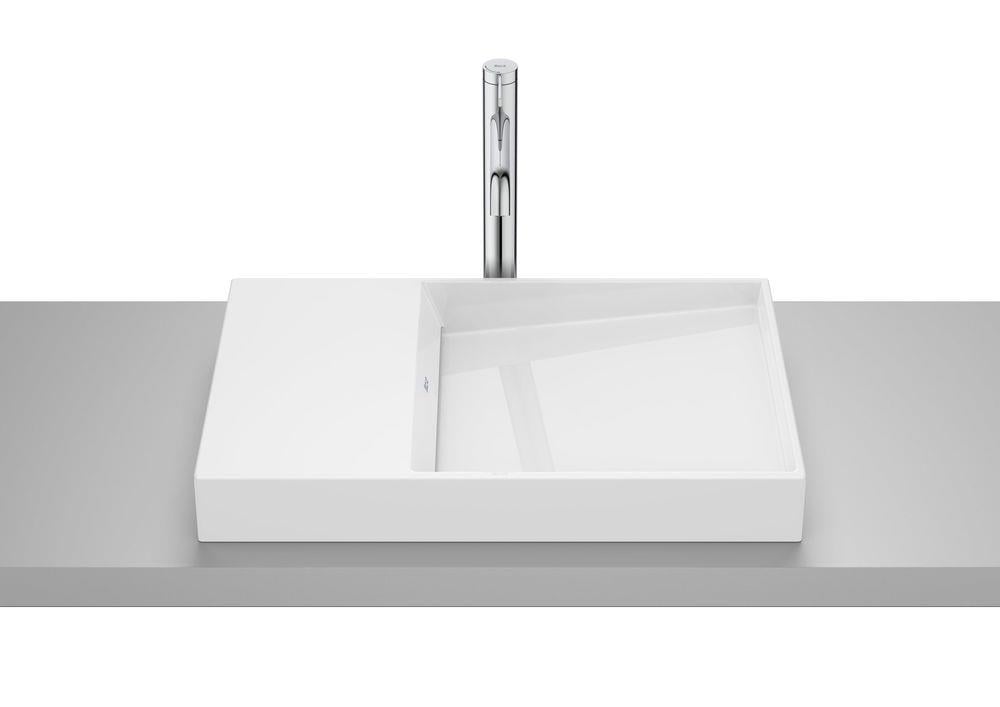 Roca In countertop ceramic basin without taphole. Mat Beyaz A327279628 - A327279628