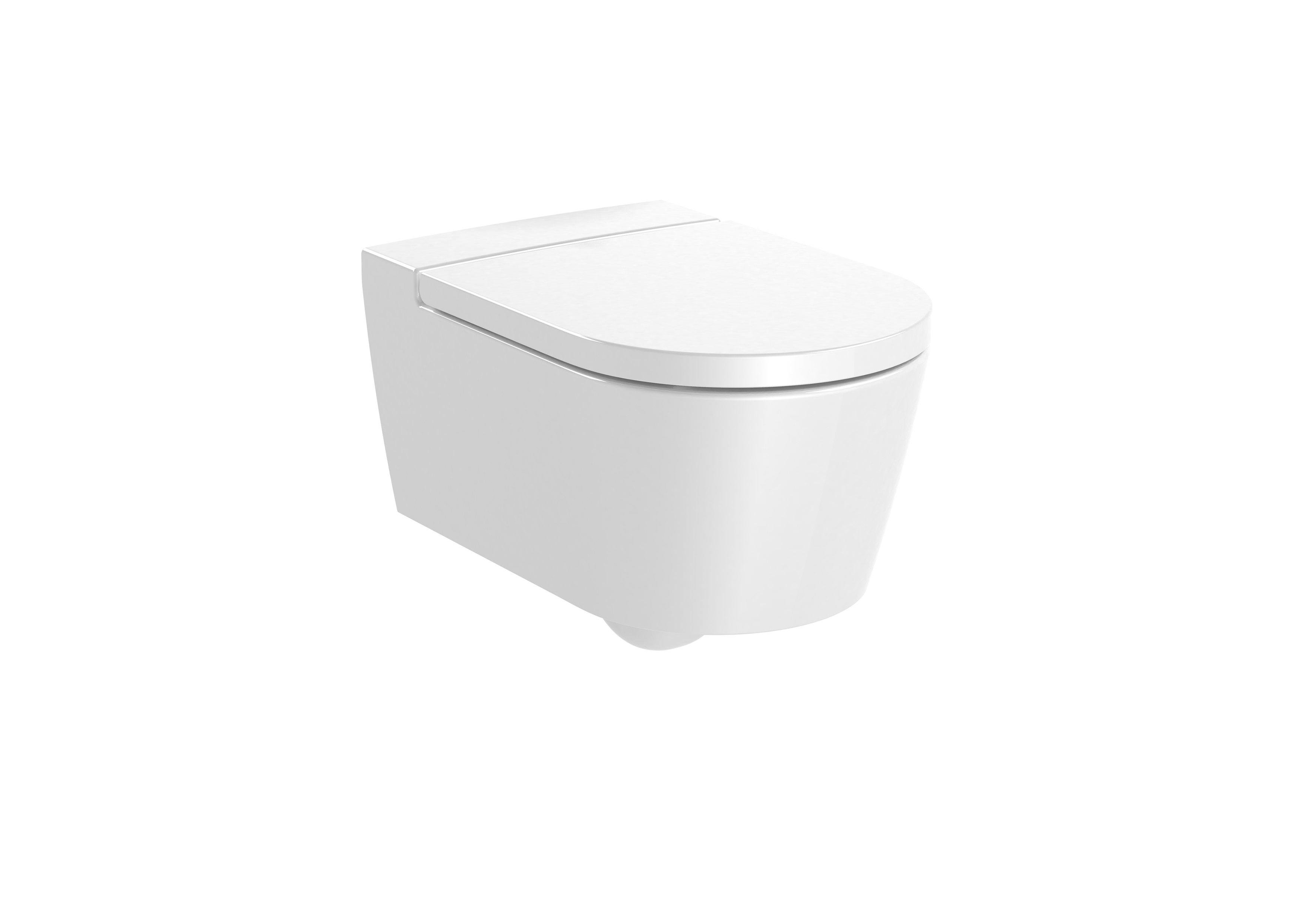 Roca Inspira Round Asma Klozet, Beyaz, 560 mm, Kanalsız, Yatay Çıkışlı A346527000 - A346527000