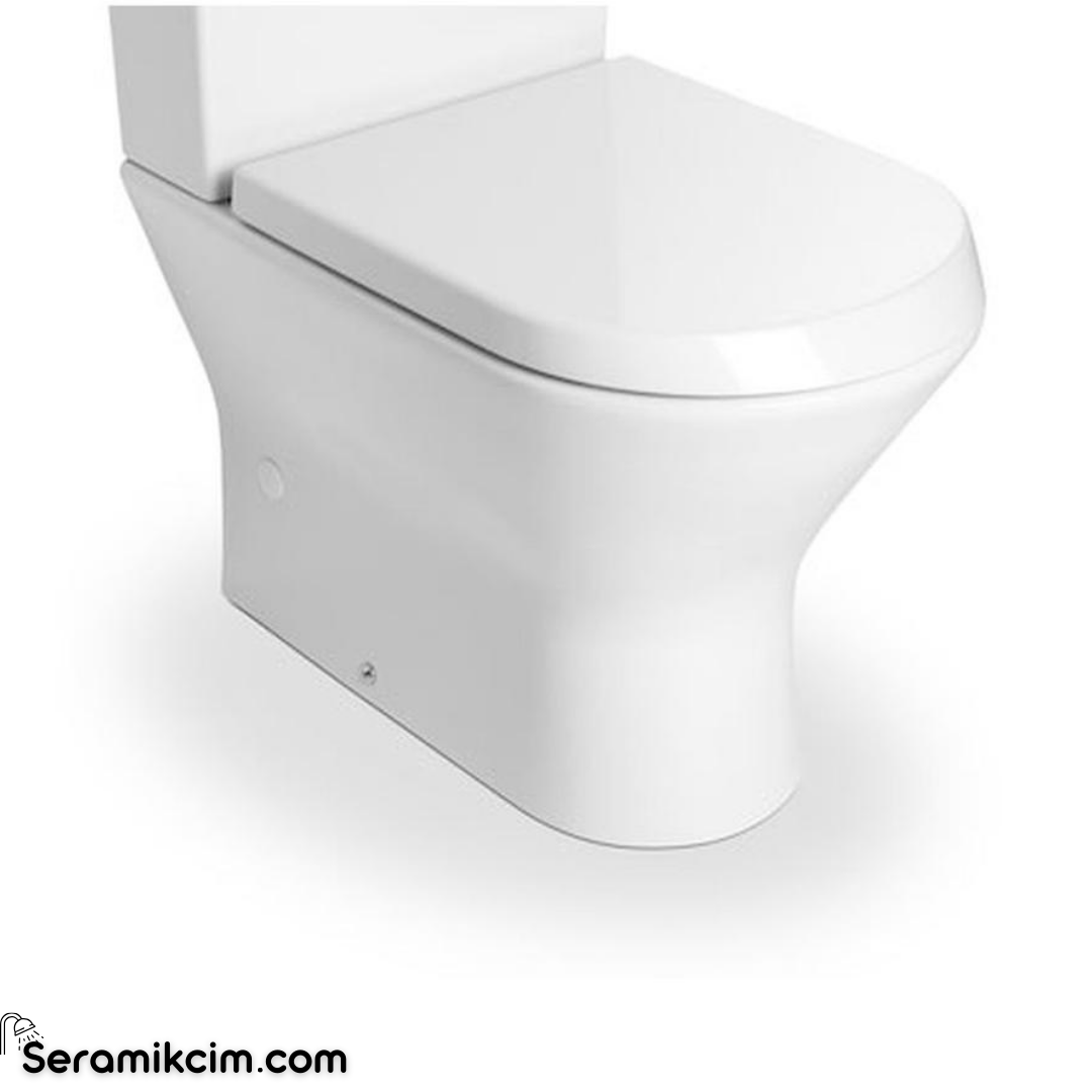 Roca Nexo Kompakt Yerden Klozet, Beyaz, 610 mm, Çift Çıkışlı A342642000