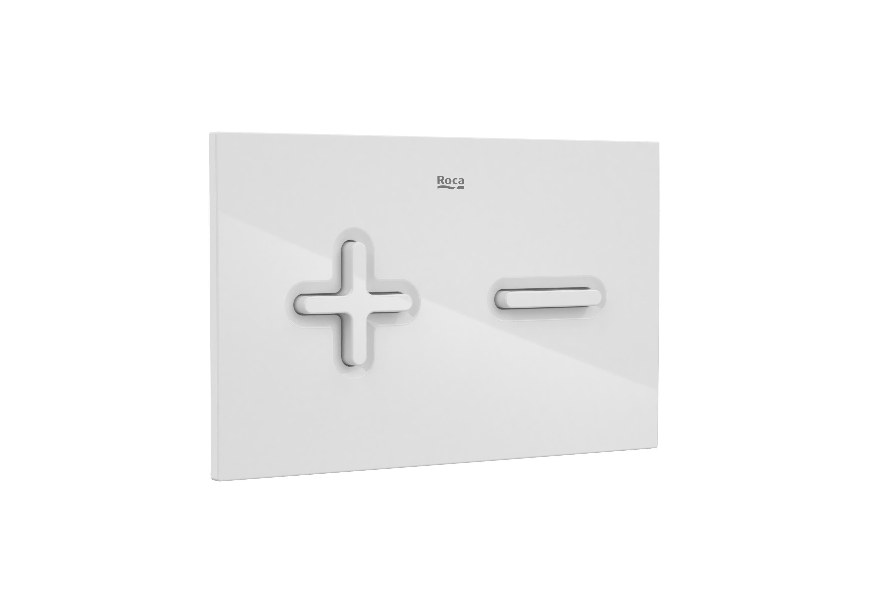 Roca PL6 Dual Kumanda Paneli, Beyaz A890185000 - A890185000