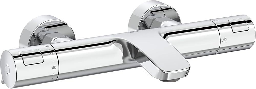 Roca T-500 Termostatik Banyo Bataryası, Krom A5A1E18C00 - A5A1E18C00