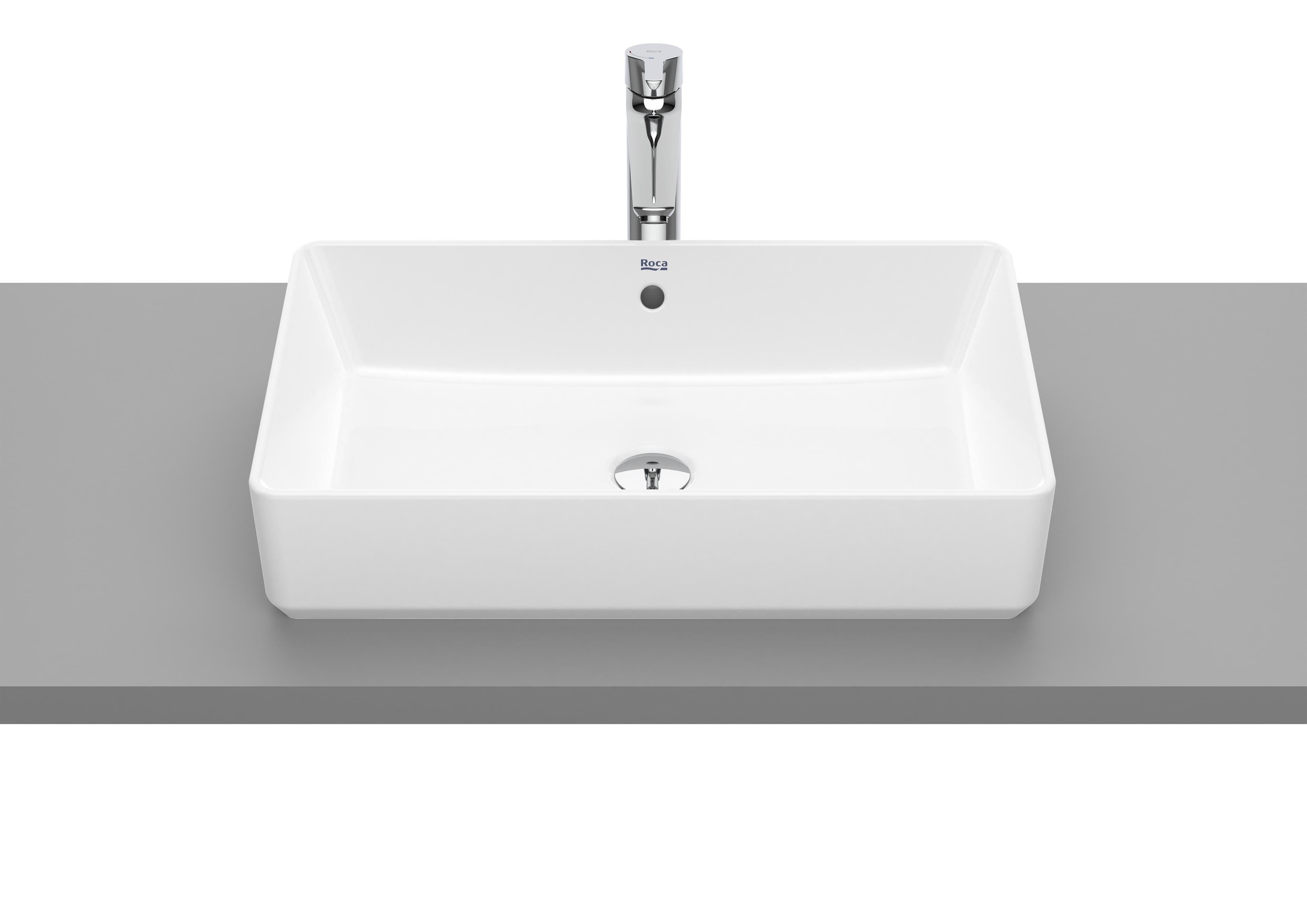 Roca The Gap Square Tezgah Üstü Lavabo Beyaz 600 x 370 mm A3270Y2000 - A3270Y2000
