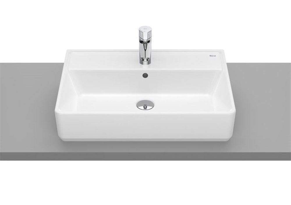 Roca The Gap Square Tezgah Üstü Lavabo Beyaz 600 x 420 mm A3270MN000 - A3270MN000