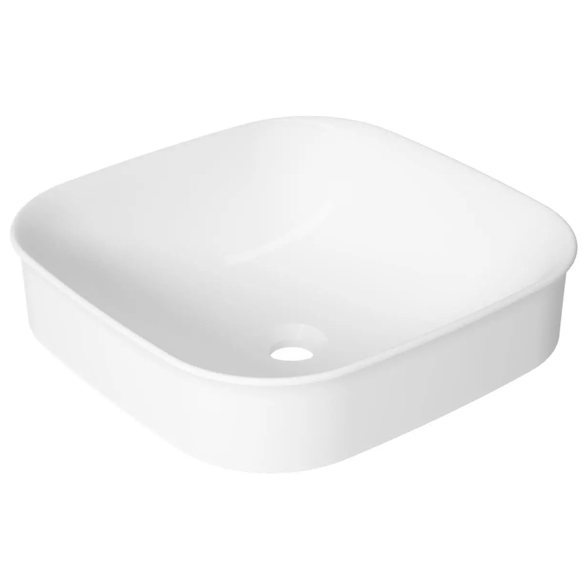Serel Nita Köşeli Minimal Batarya Deliksiz Tezgah Üstü Lavabo (46 x 46 cm) 2067DXS110H