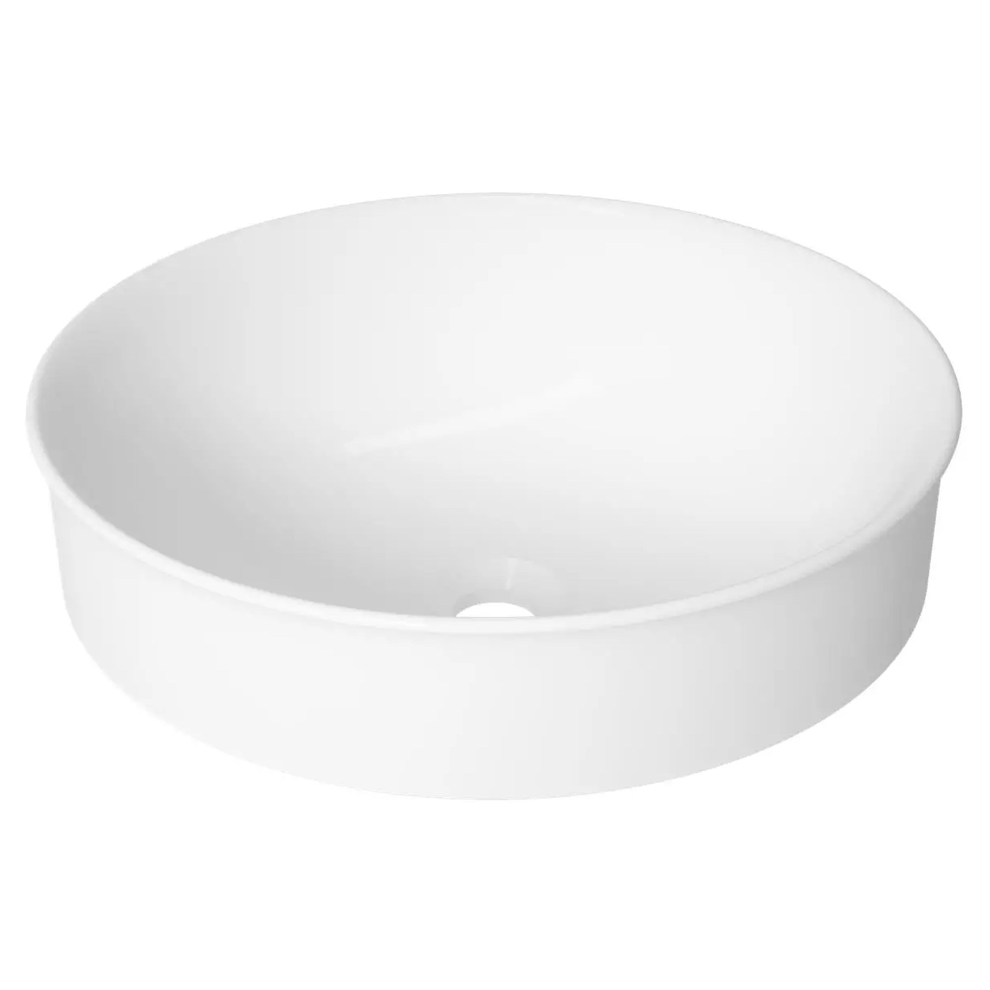 Serel Nita Yuvarlak Minimal Batarya Deliksiz Tezgah Üstü Lavabo (46 x 46 cm) 2077DXS110H