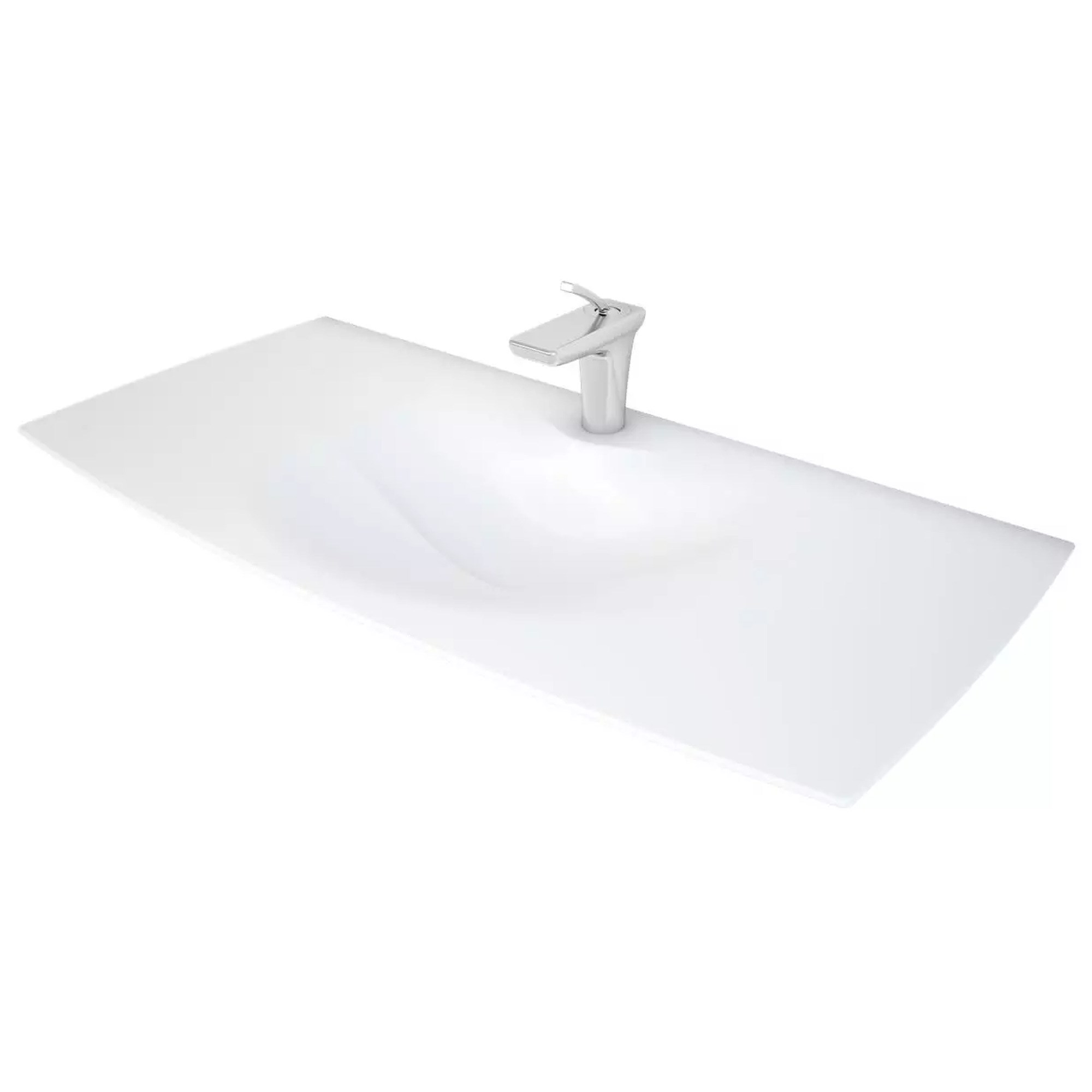 Serel Purity Tezgah Üstü Etajerli Lavabo Seti (100 x 49 cm) PR35STS110H