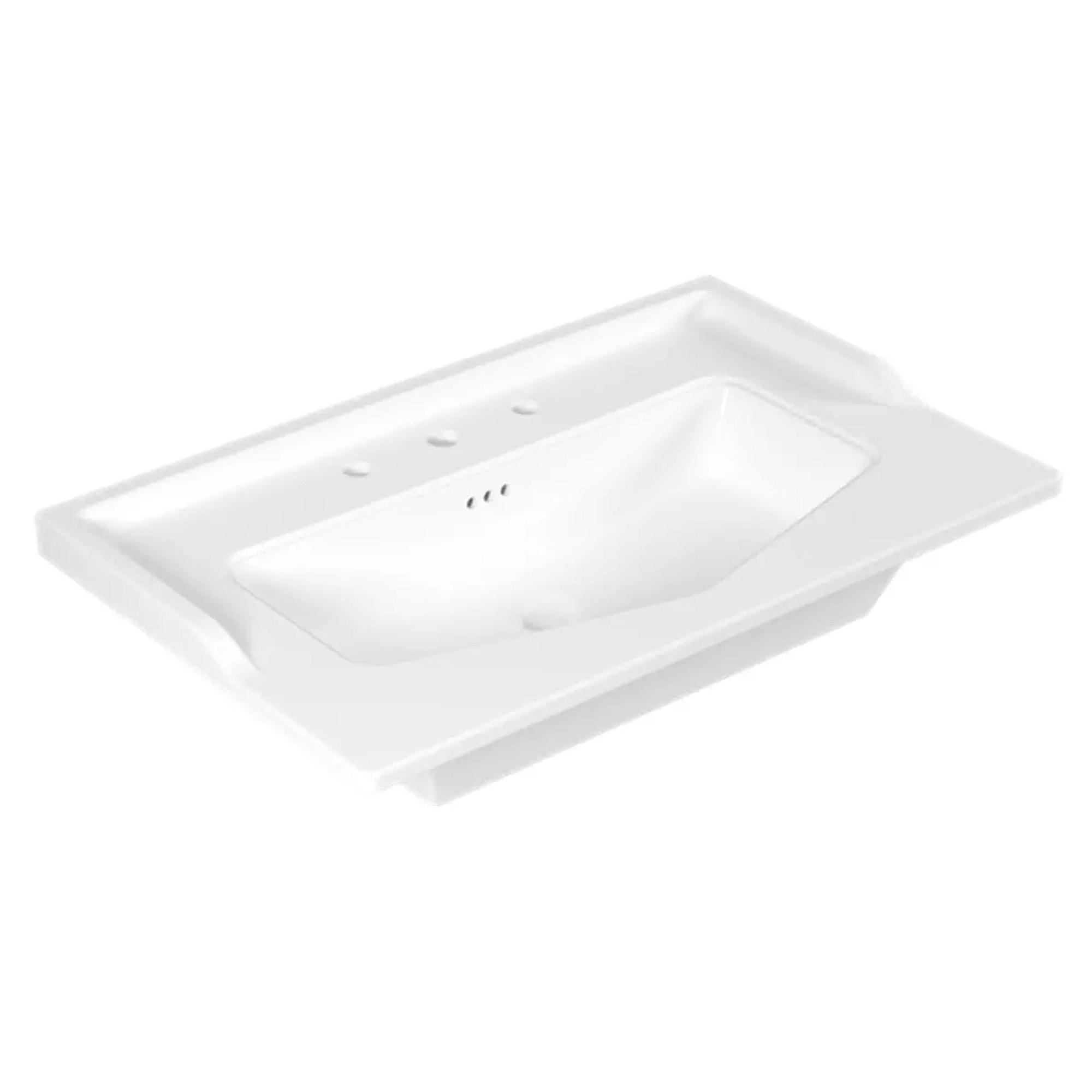 Serel Royal Üç Armatür Delikli Etajerli Lavabo (50 x 80 cm) RY423DS110H