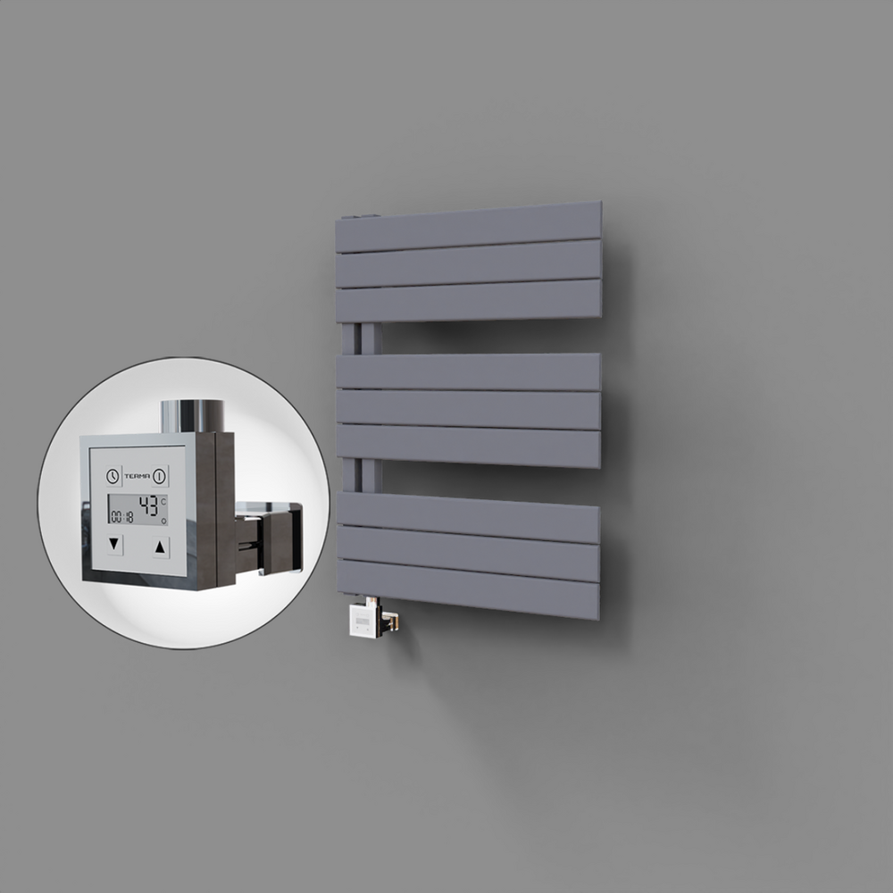 Sirius Dekoratif Elektrikli Havlupan 600x800 Gri (KTX3 Termostat) 600W