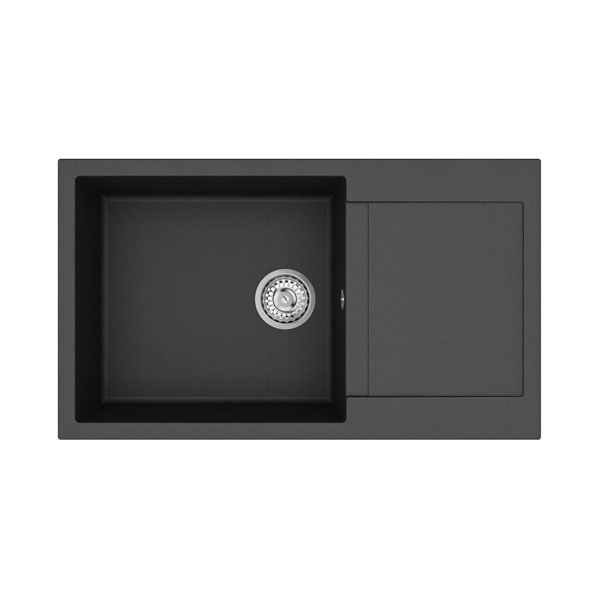 Teka Clivo 60 B-TQ 1B 1D Tek Hazneli Granit Eviye Oniks Siyah 115350005