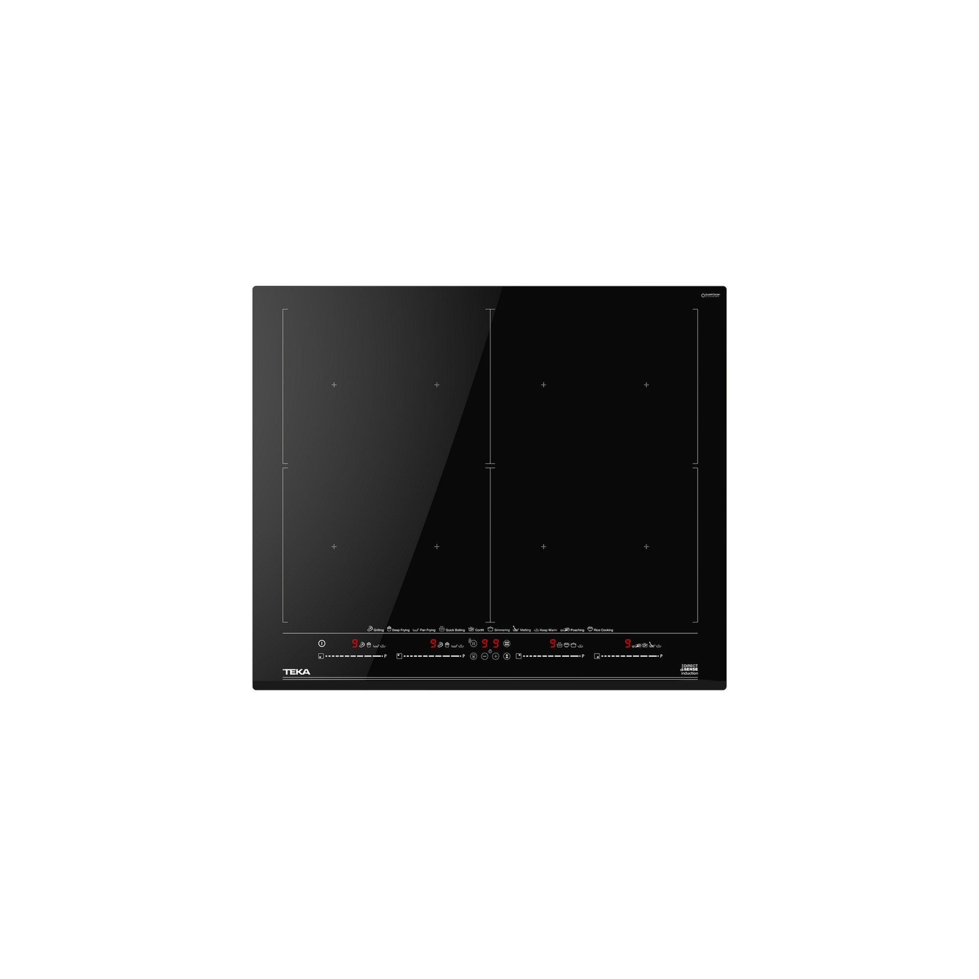 Teka DirectSense IZF 68700 MST 60 cm Vitroseramik Ocak Siyah Cam 112500037