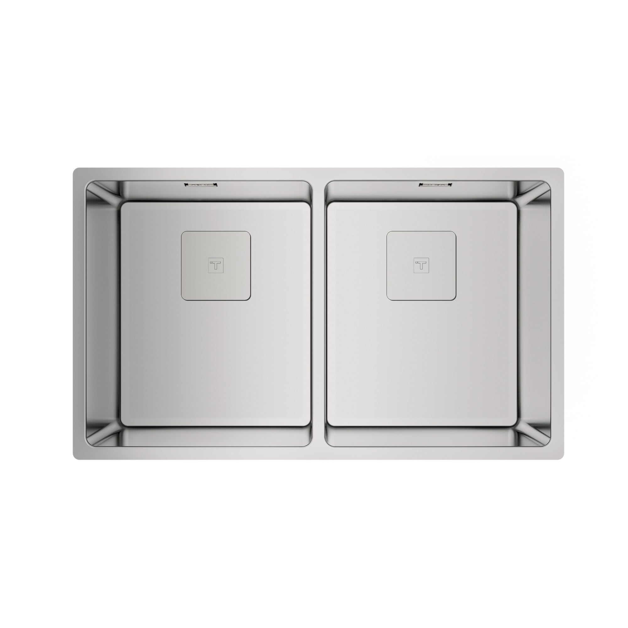 Teka FlexLinea RS15 2B 740 Çift Hazneli Tezgahaltı Paslanmaz Çelik Eviye 115030009