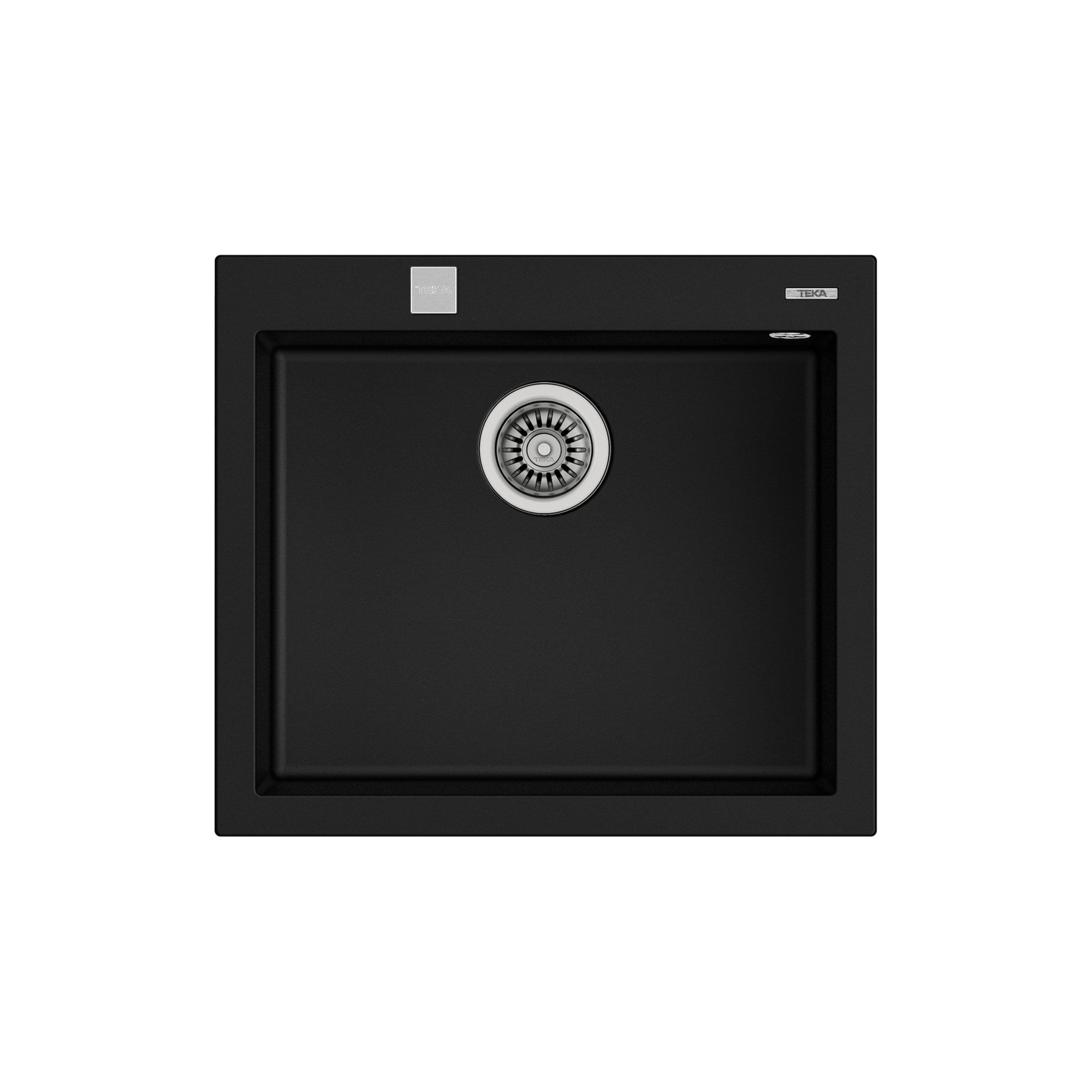 Teka ForSquare 50.40 TG Tek Hazneli Granit Eviye Siyah 115230005