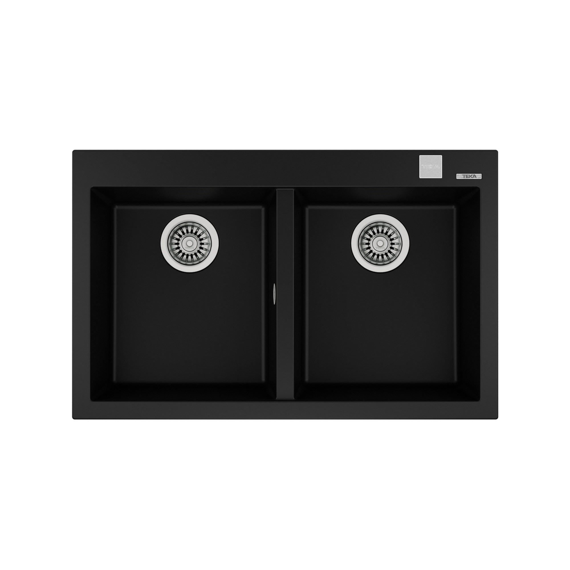 Teka ForSquare 790 TG Çift Hazneli Granit Eviye Siyah 115260014